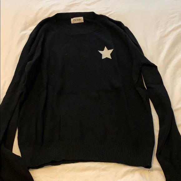Love Sadie Sweaters - Love Sadie long sleeve sweater with star detail